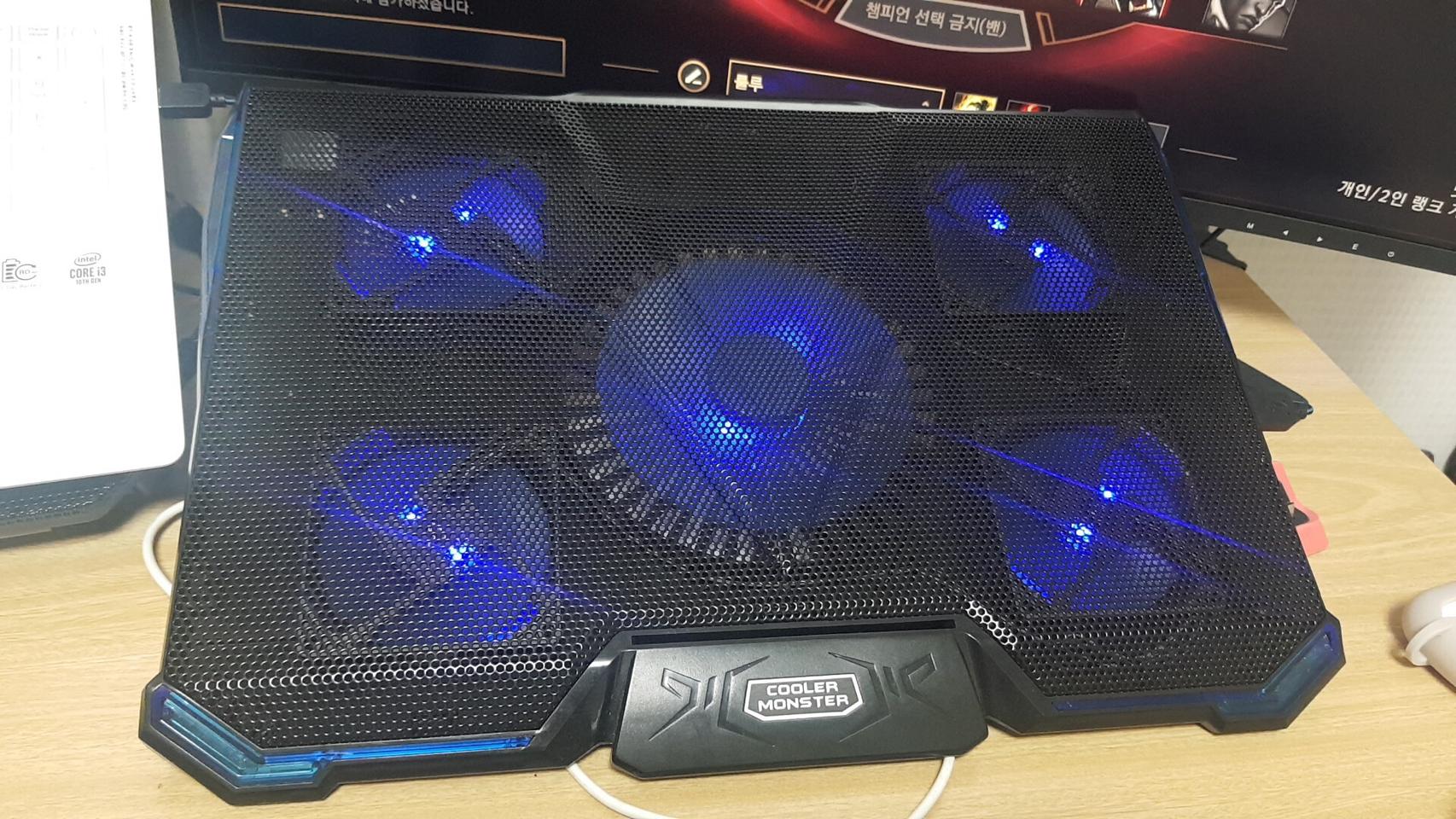 노트북 쿨러 거치대 5중쿨러