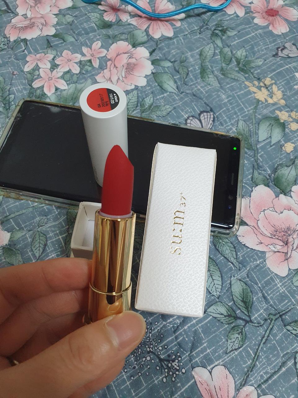 숨37°로시크숨마벨벳립스틱02딥레드