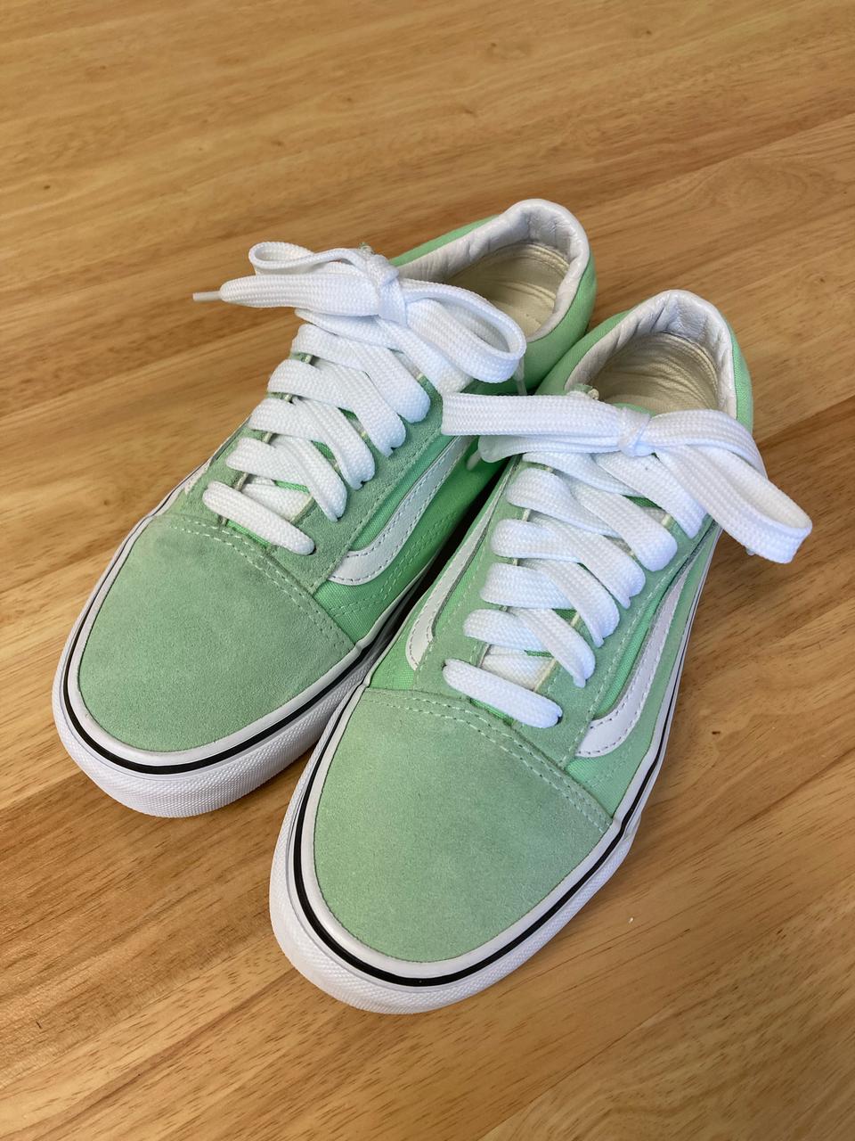 [Vans] 반스 올드스쿨 셰일 그린트루 225mm