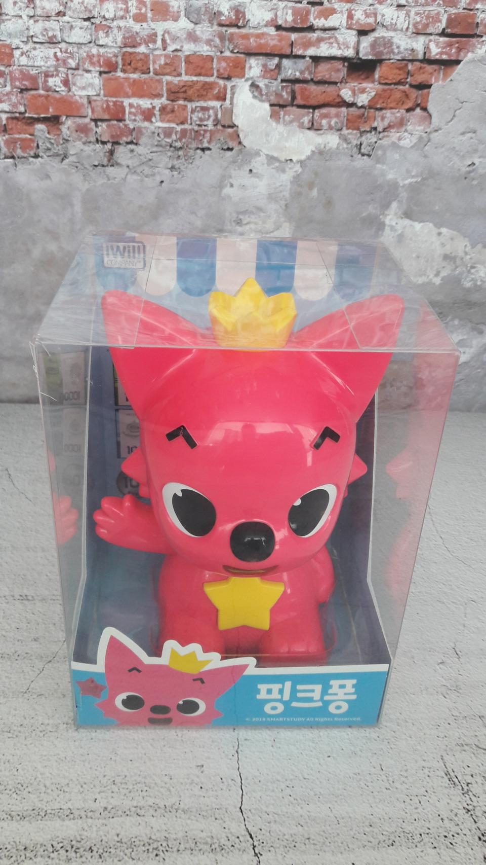 핑크퐁저금통 저금통 캐릭터 장난감 어린이 학원 생일 선물 팬시