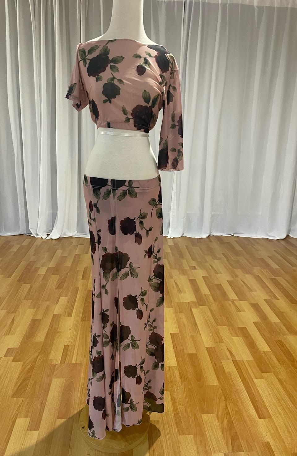 벨리댄스 복(탑+스커트)