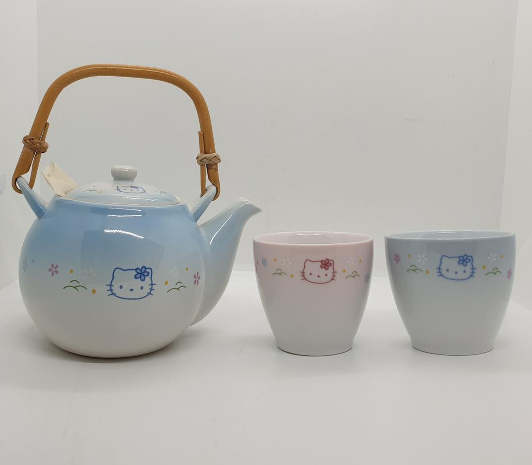 플라워 키티 다기세트