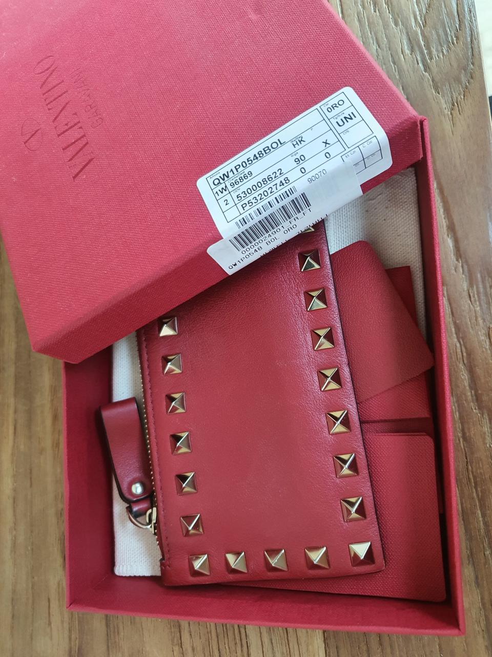 발렌티노 락스터드 카드지갑 카드케이스