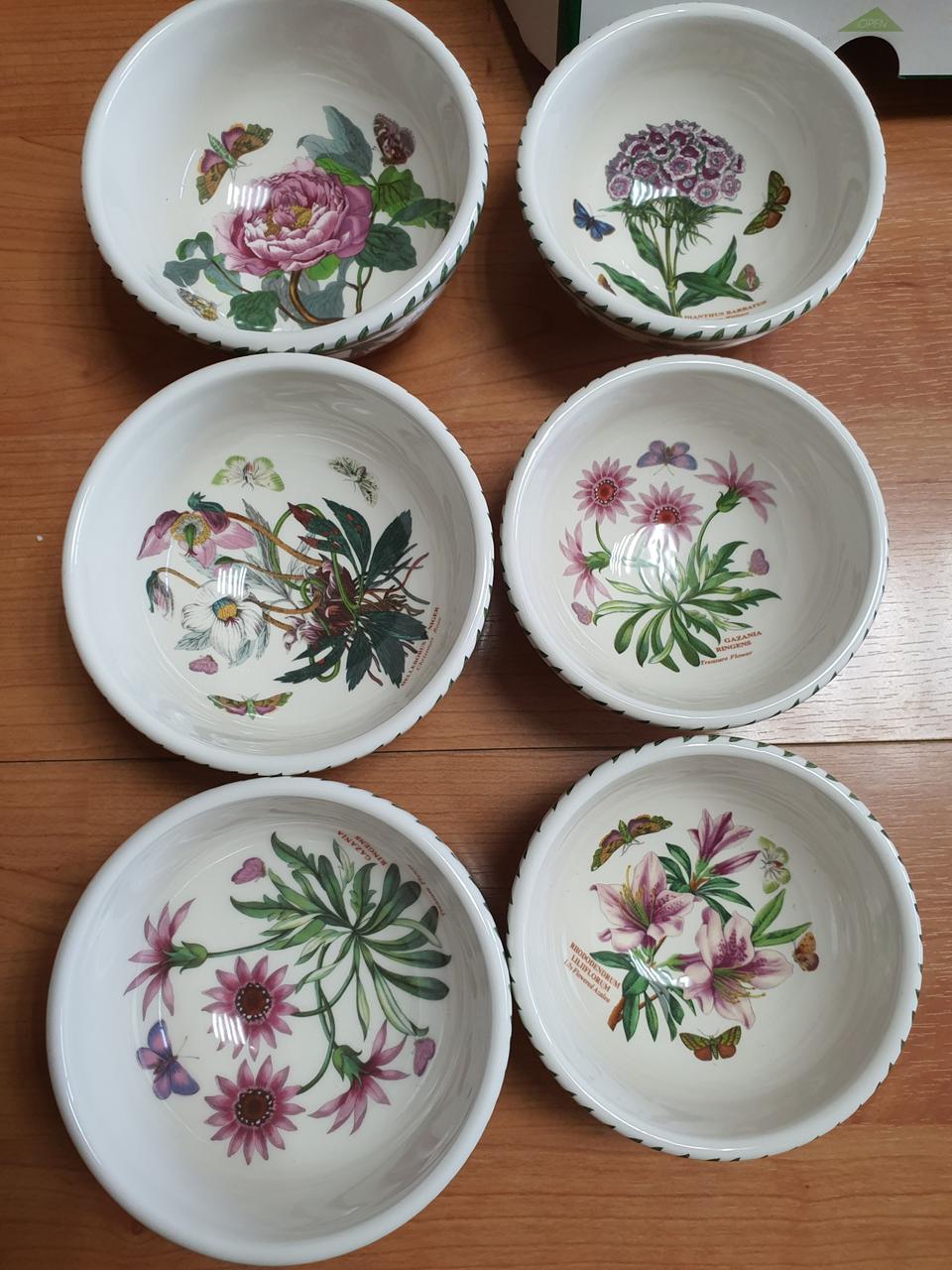 영국포트메리온 구형국그릇3개 밥공기3개 새상품 일괄