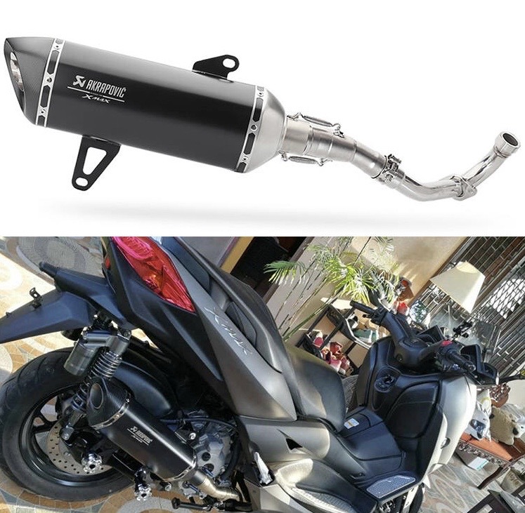 xmax300 아크라포빅 구조변경 서류 촉매 소음기 포함 머플러