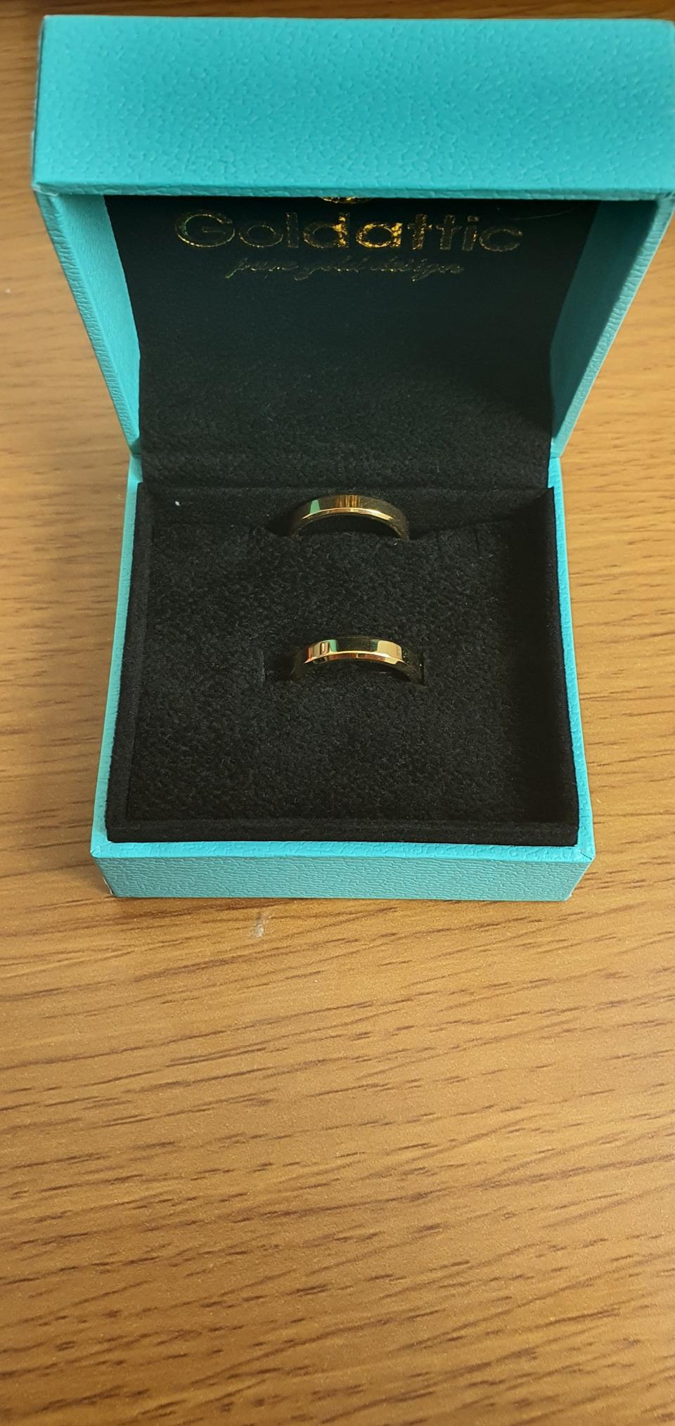 티타늄 반지(골드컬러)