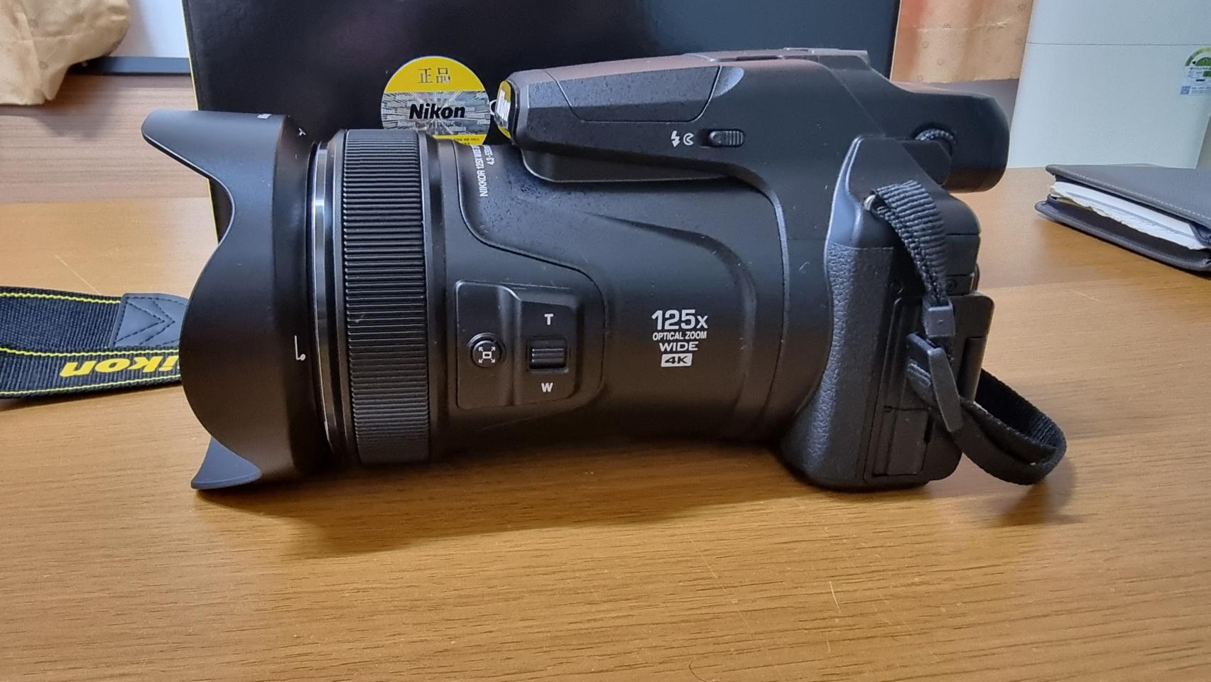 니콘 쿨픽스 P1000 풀박스, 24-3000mm(광학125배줌)