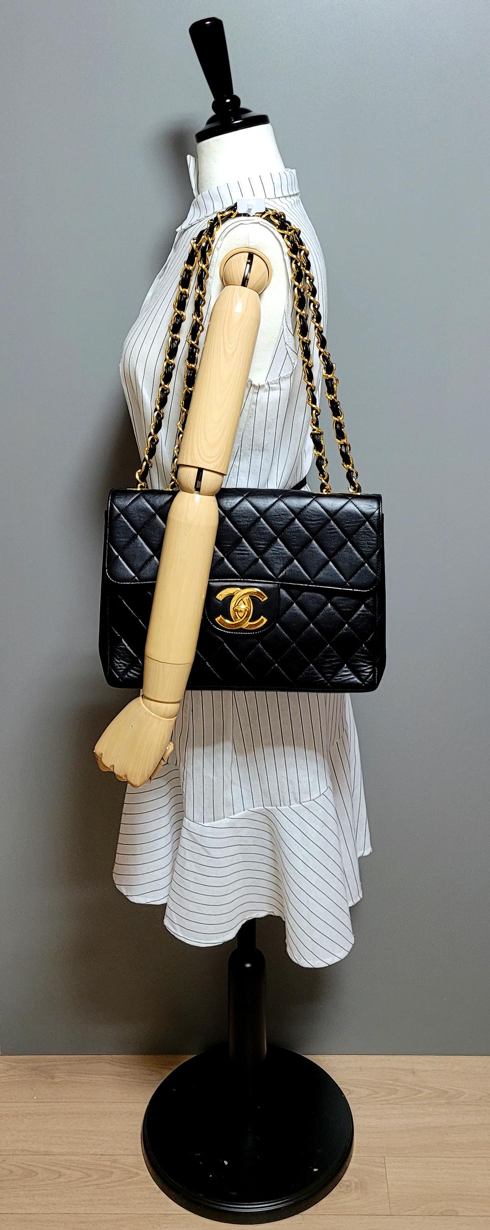 [중고A급] 샤넬 클래식 빈티지 점보 (5번대/효리점보)