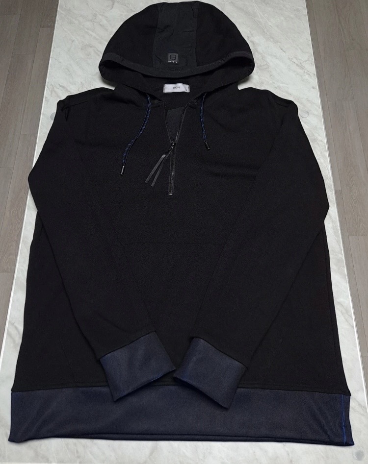 BON옴므  반집업 후드티
