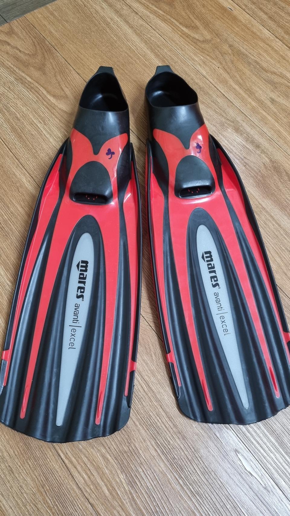 오리발 롱핀 마레스 아반티엑셀 레드240-245