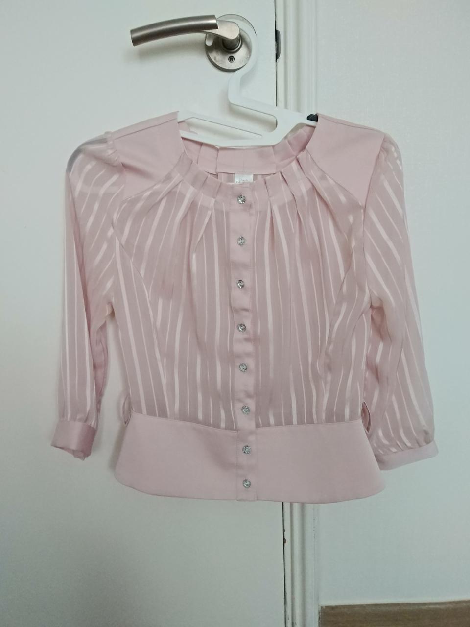 시스루 블라우스