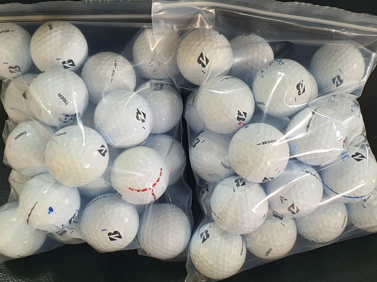 브리지스톤 tour B xs A급 50개 로스트볼 골프공 무료배송