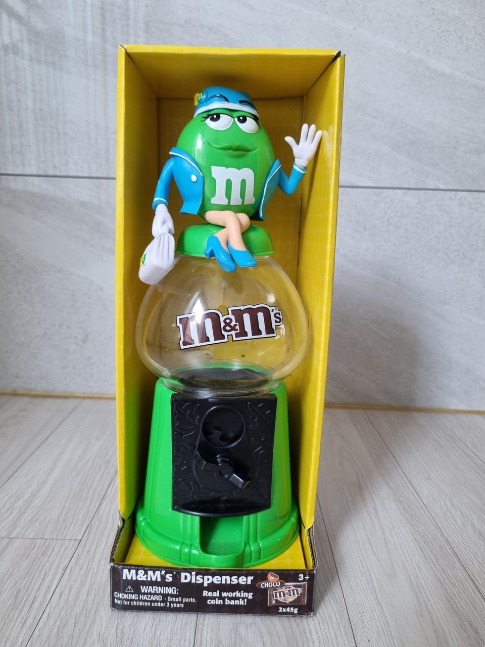 m&m초콜렛디스펜서 그린