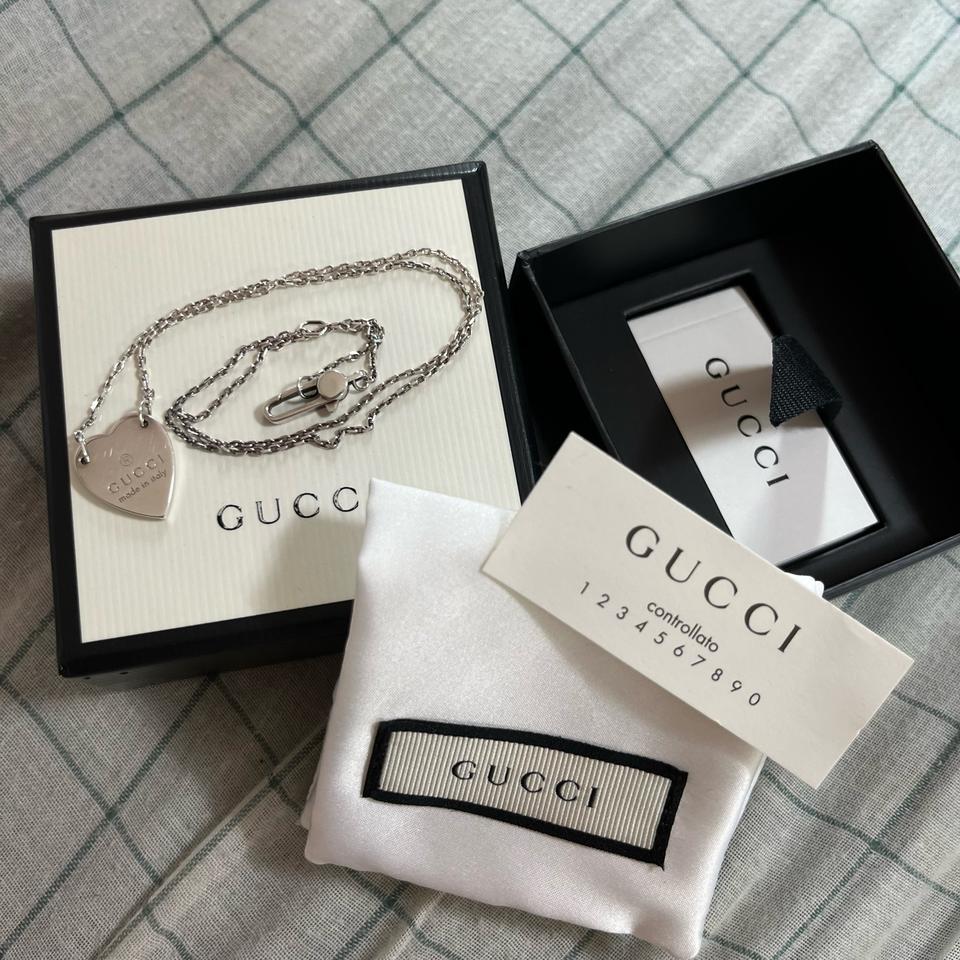 구찌 하트 펜던트 목걸이