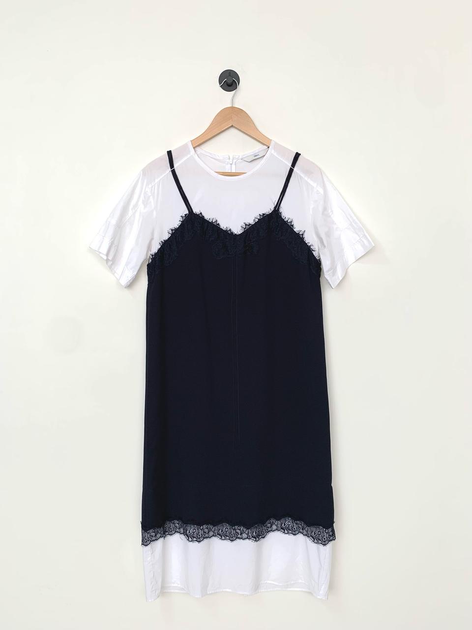 듀엘 슬립 레이어드 원피스