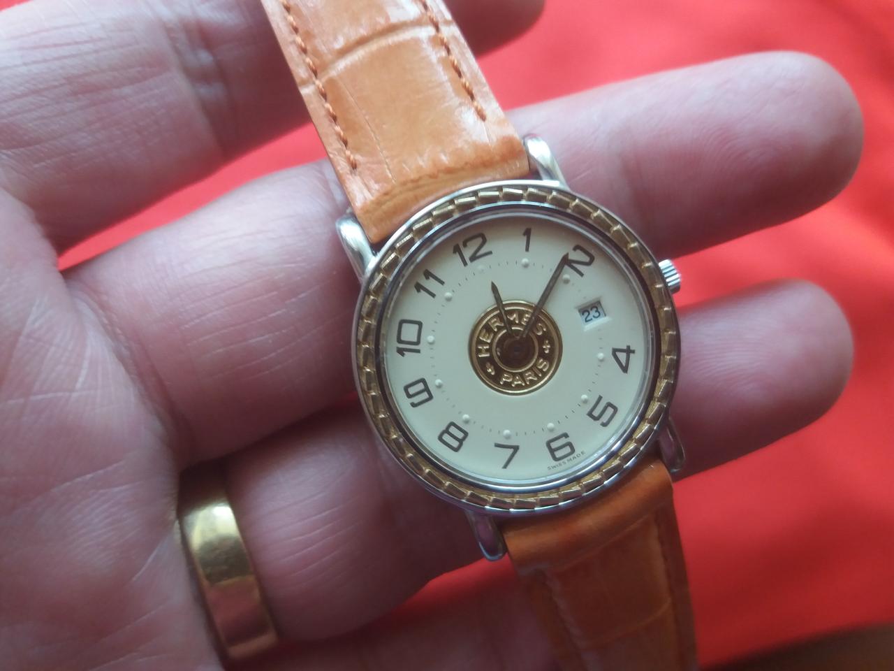 정품-에르메스-보이에-세리-스위스제-남여공용-명품시계-대리점 진열상품 - 신품