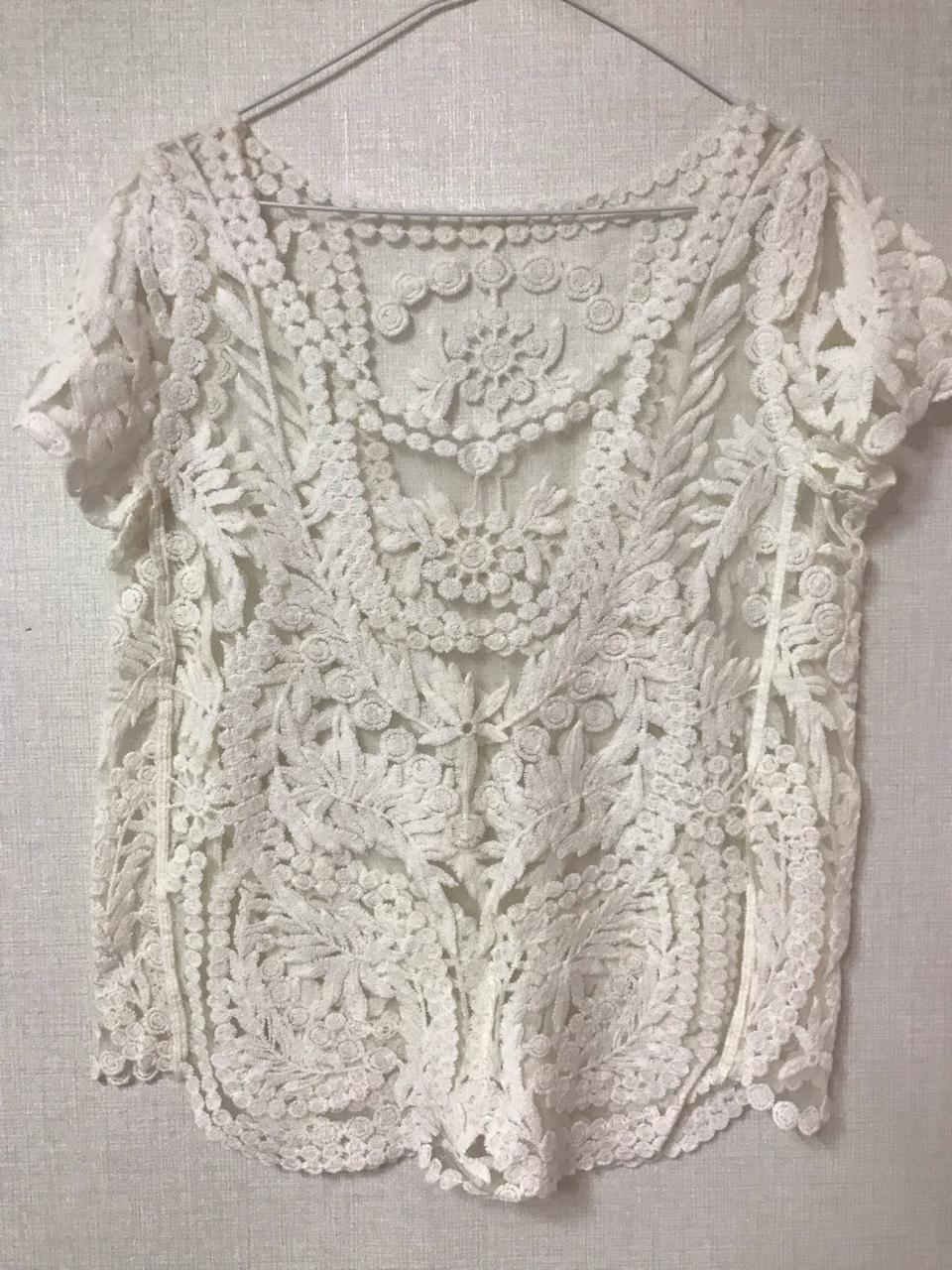 여성 시스루 상의