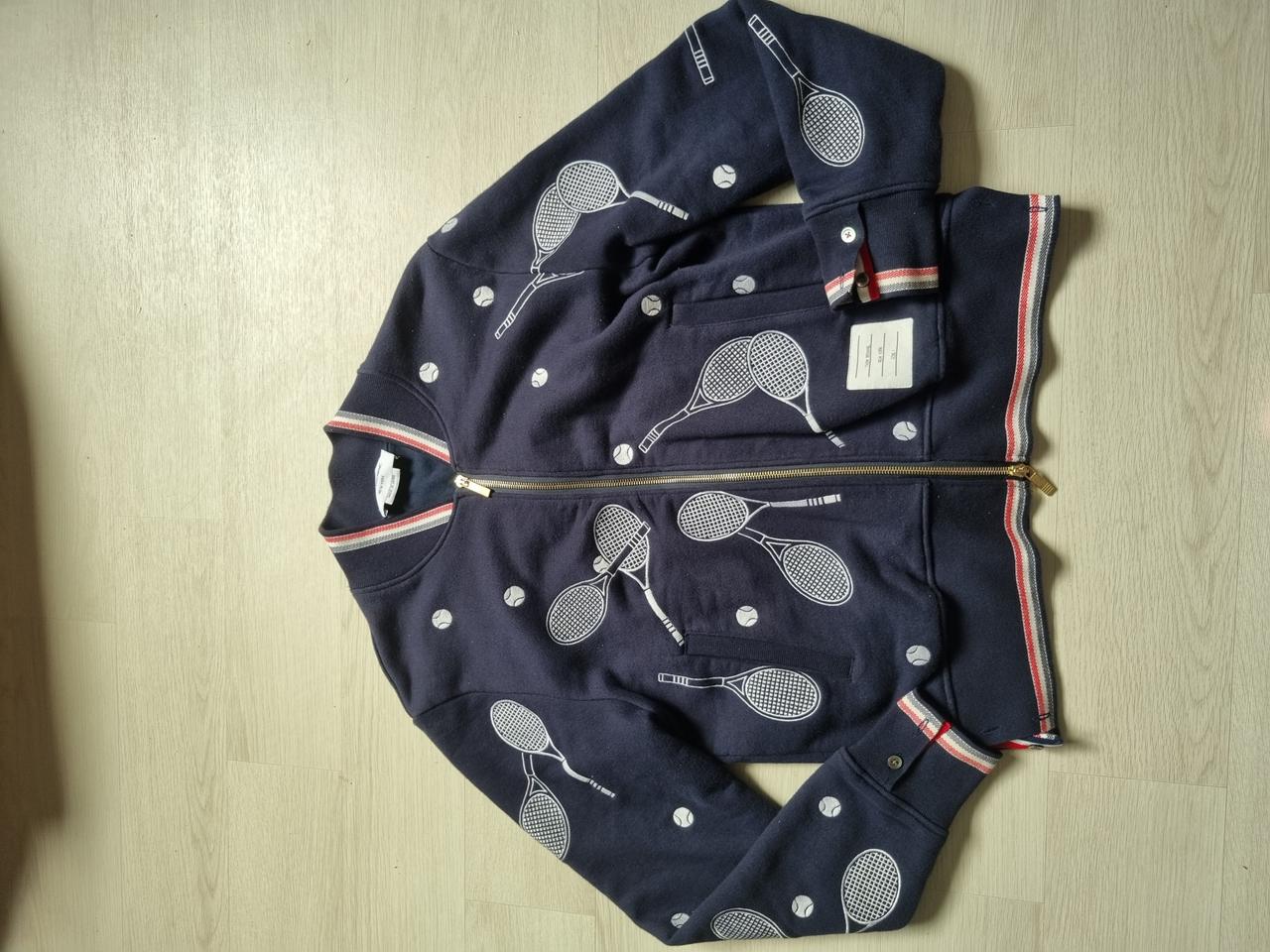 톰브라운 테니스 금장 집업 (남녀공용)