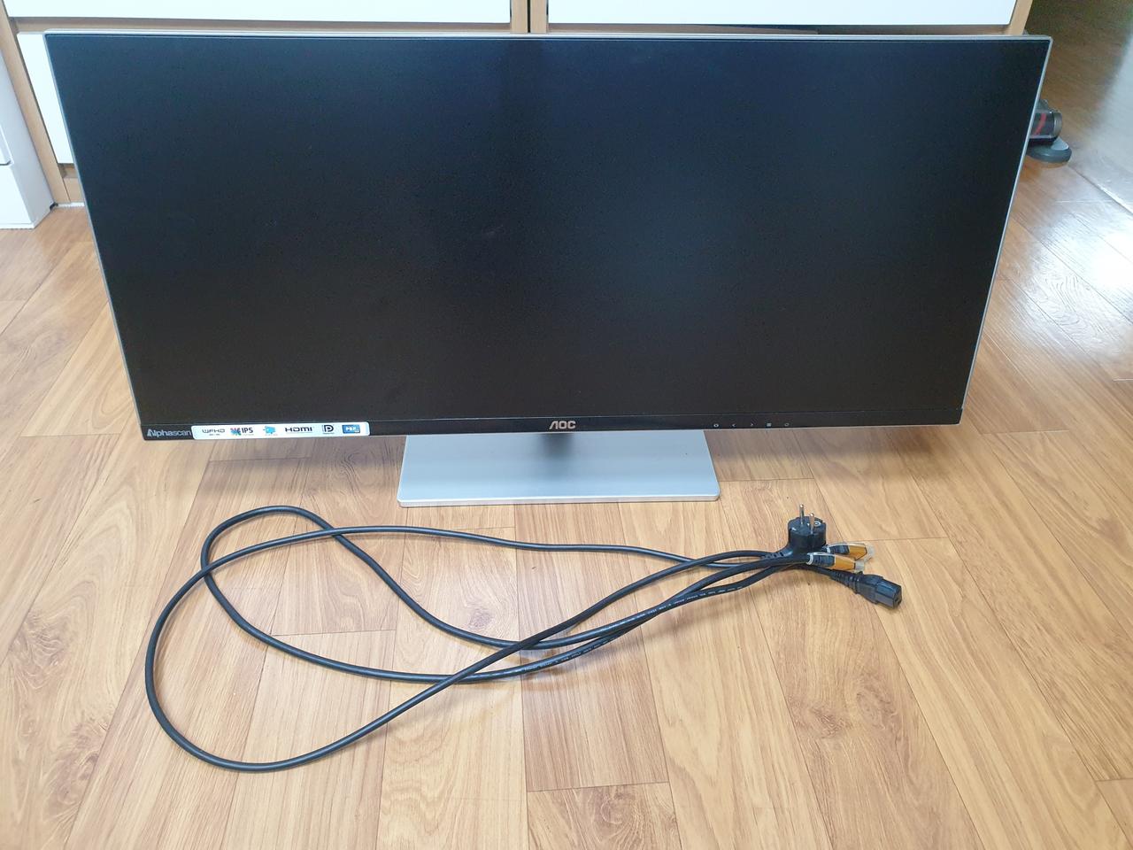 AOC 알파스캔 Q3477FQ 34인치 울트라 와이드 모니터 싸게 팝니다