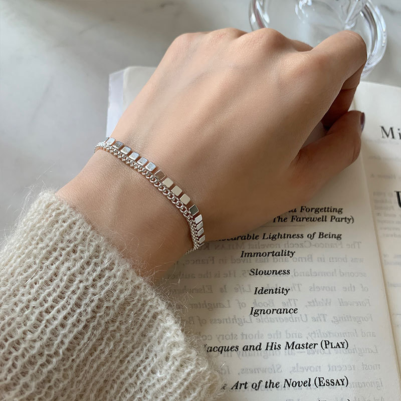 (당일발송)메트 925 은 팔찌