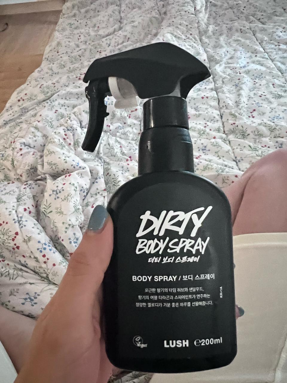 러쉬더티보디스프레이