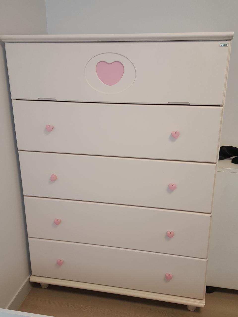 사사가구5단서랍장 판매합니다.