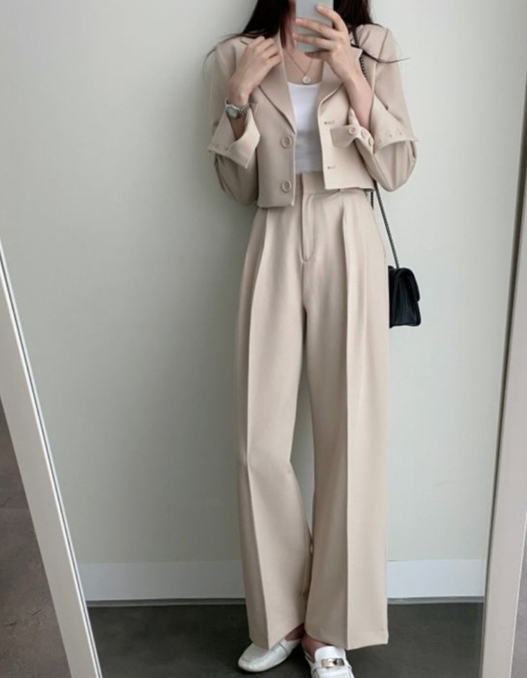 하이퀄 딥 자켓 슬랙스 셋업 세트