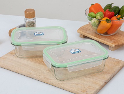 글라스쿡 직사각 2조 특대(무료배송/새상품)