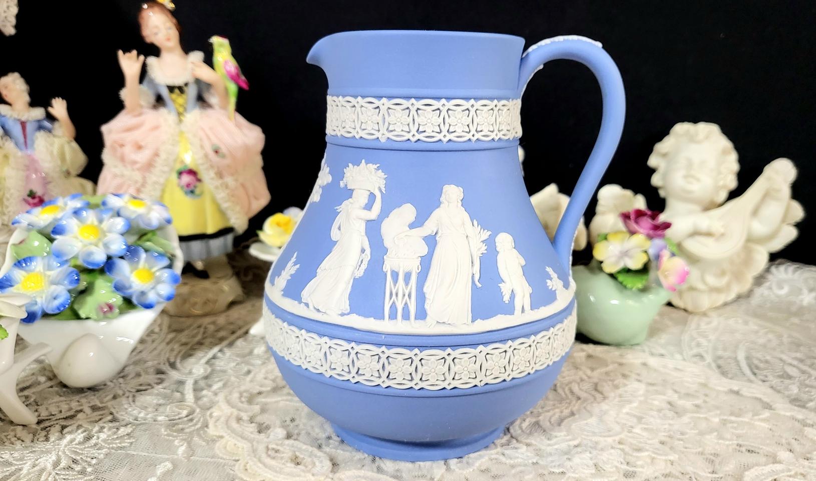 (대박득템가)영국 웨지우드 제스퍼웨어 저그