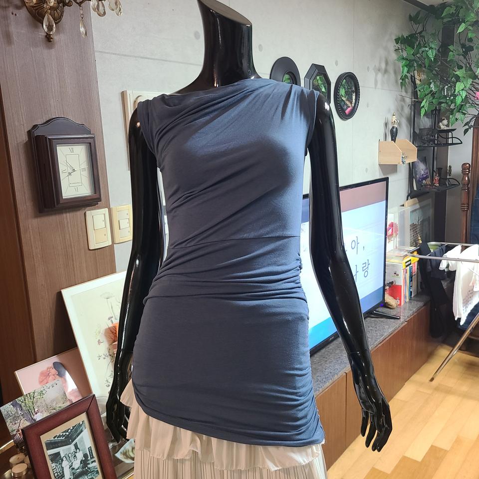 부들부들한 스판 셔링 롱 티셔츠