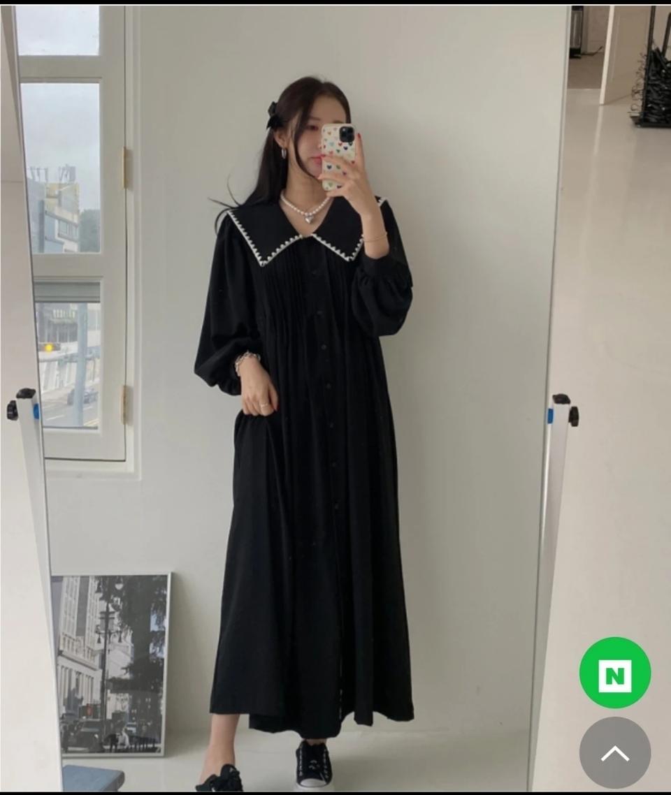 자수 빅카라 원피스