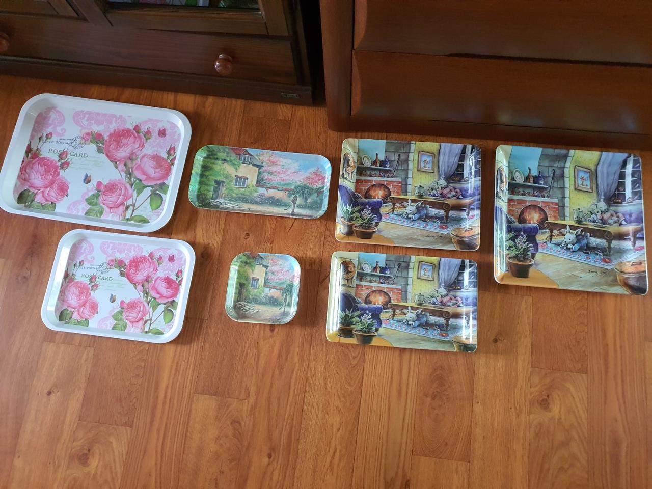 고급쟁반셋트7개깔끔튼튼고급스럽고예쁨아주저렴하게1만7천원