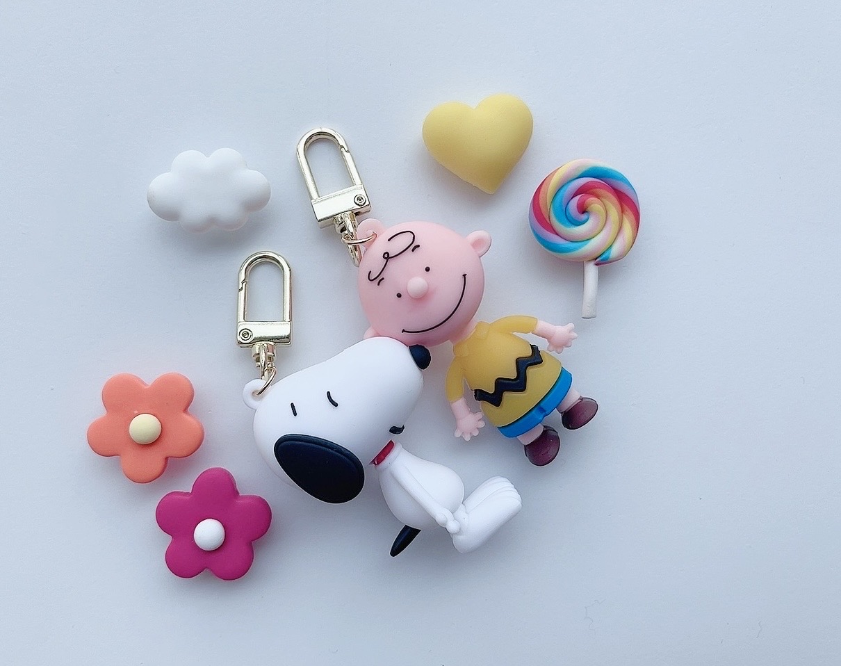 [새상품]스누피 찰리 피규어 키링 판매 키홀더 열쇠고리 키체인 백참