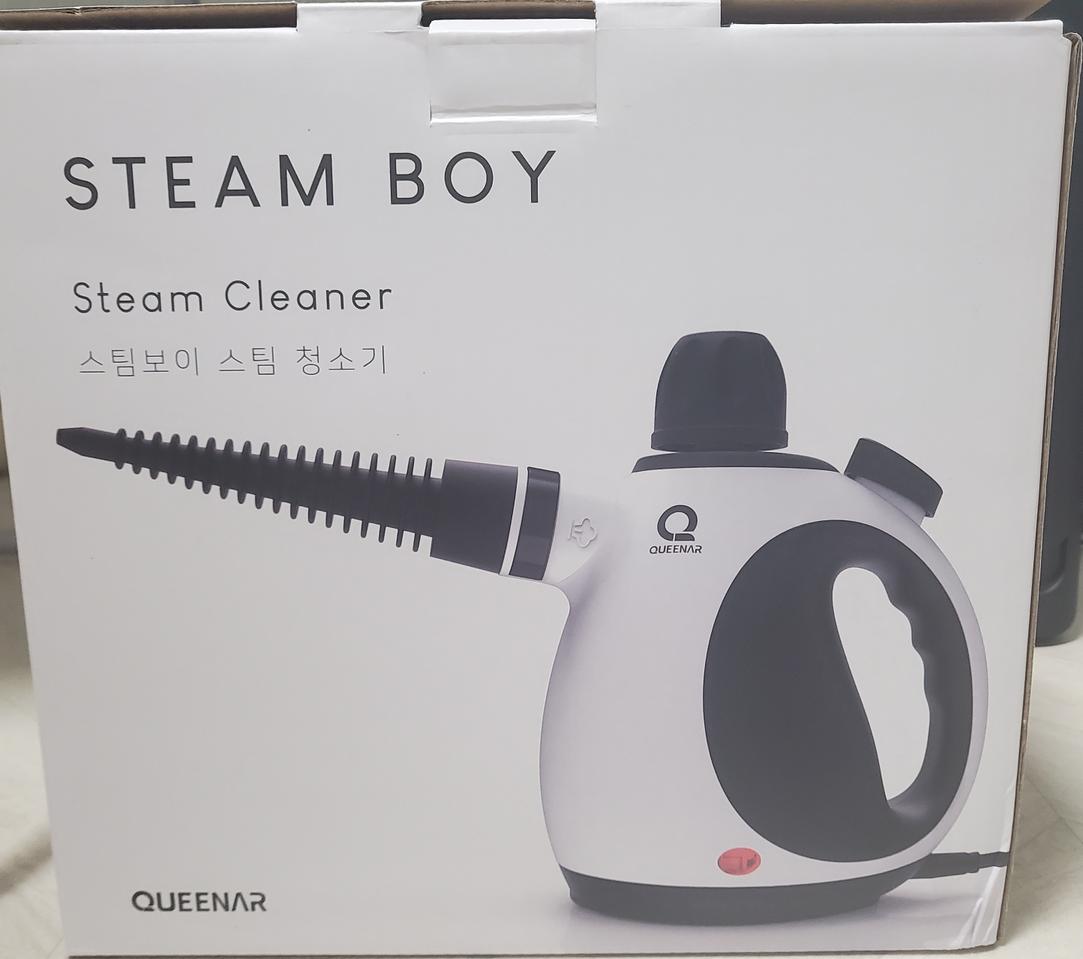 퀸나 스팀보이 스팀청소기 QNSZ-T6000W 찌든때 고온스팀
