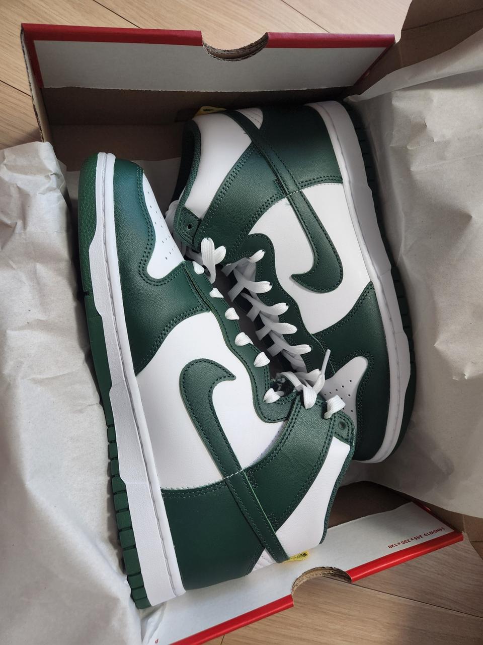 (새상품)나이키 덩크하이 노블그린280