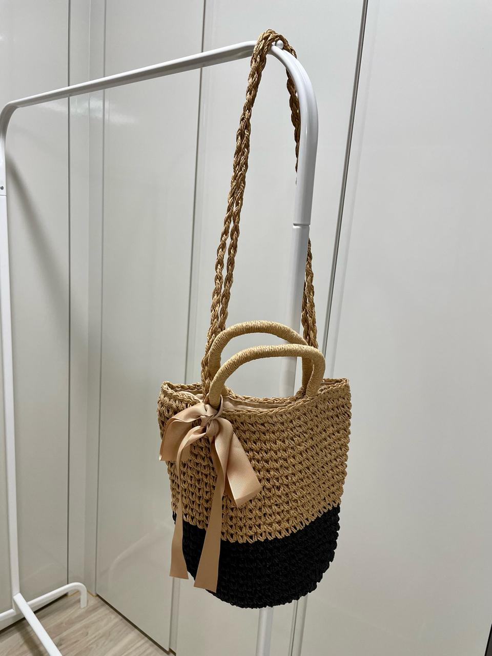 밀짚 가방 여행용 가방