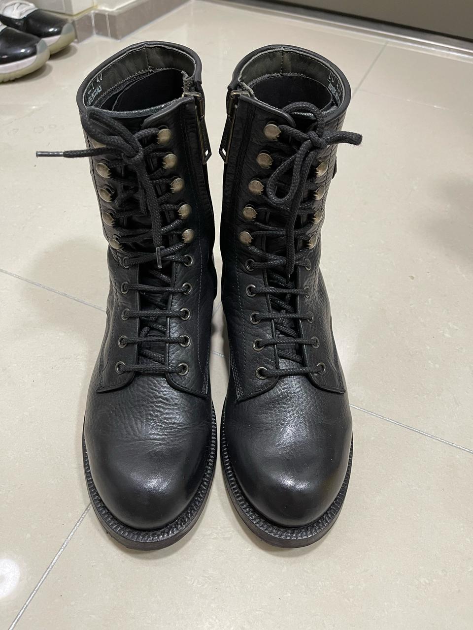 디스퀘어드/ 블랙 워커 부츠/40