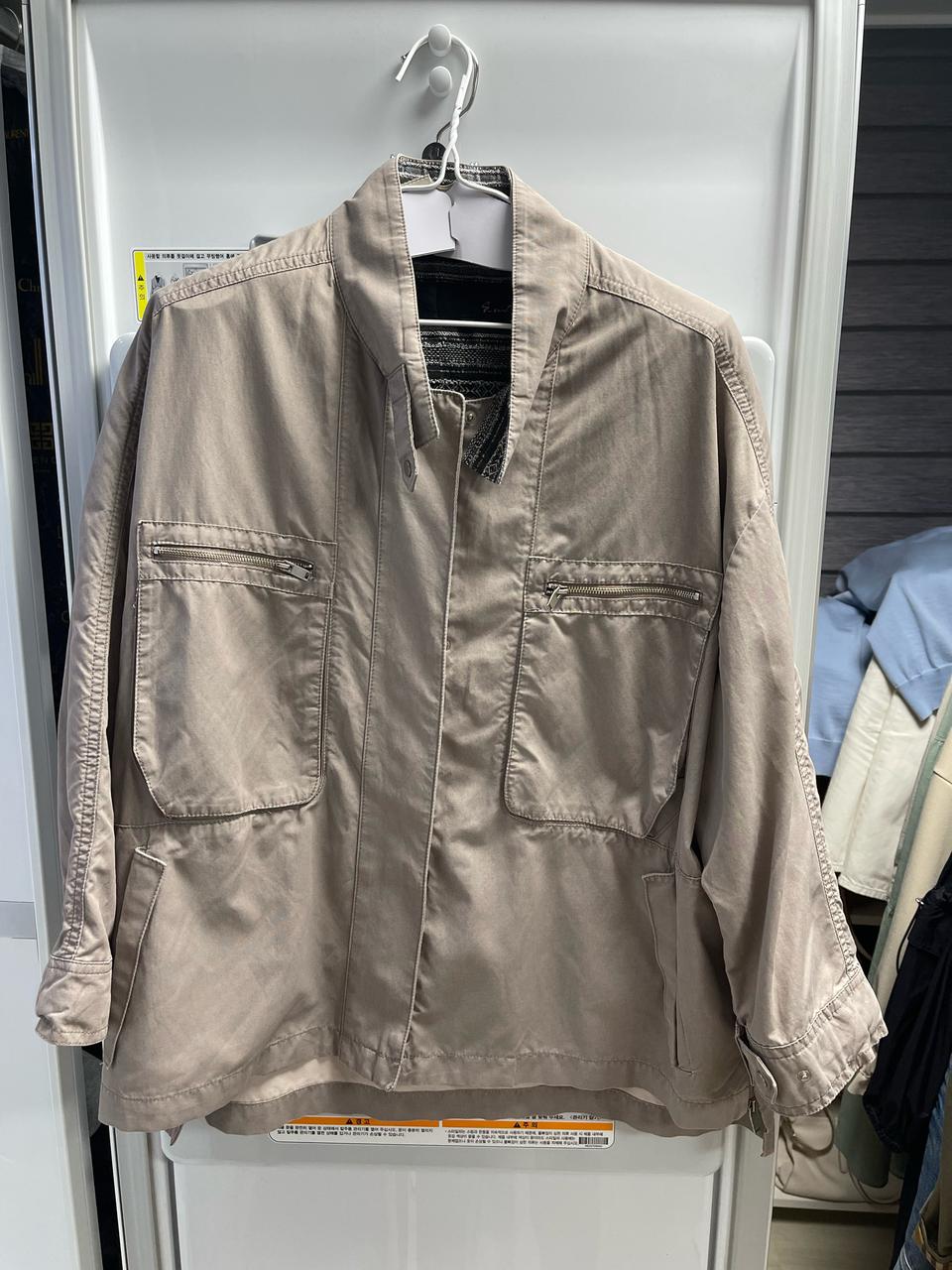 지컷/베이지 카키 야상자켓/66