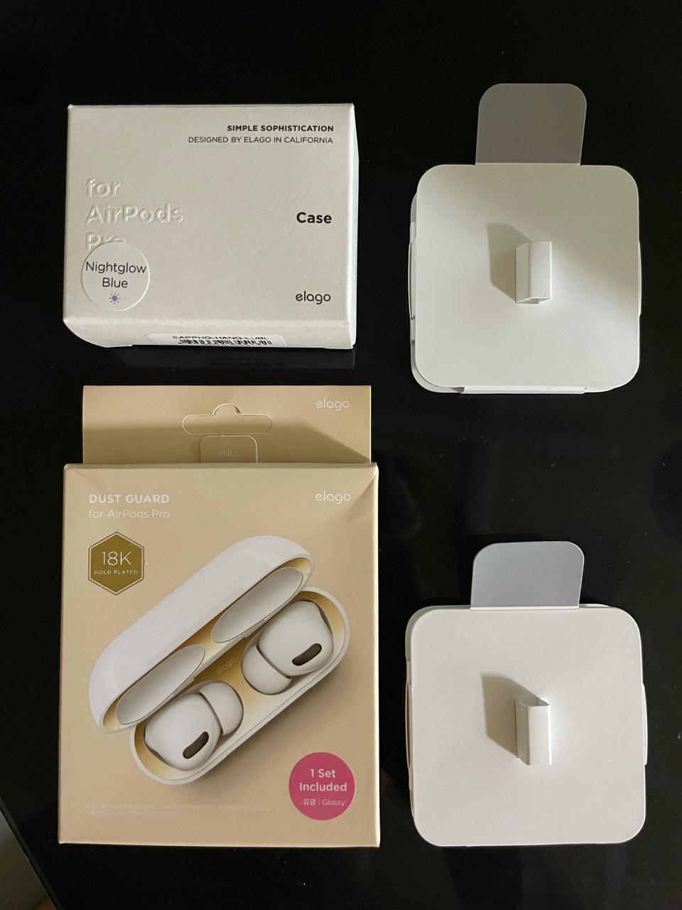 엘라고 애플 에어팟프로 케이스 철가루방지 스티커