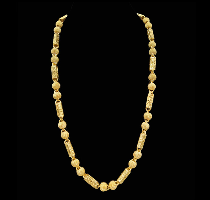 18K 드래곤육각구슬 목걸이