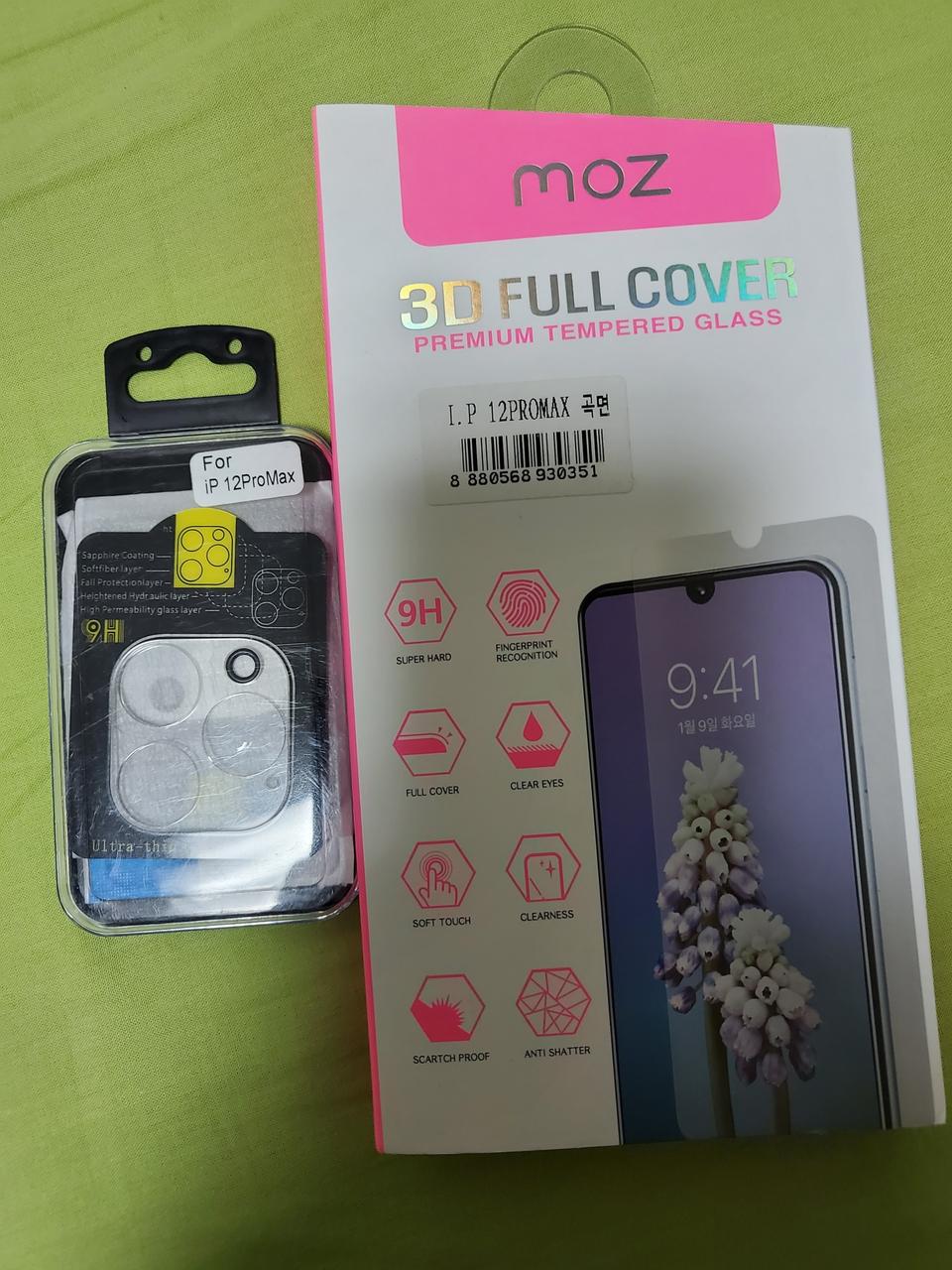 (가격변동X)  아이폰12프로맥스 강화유리필름,카메라보호필름 새상품