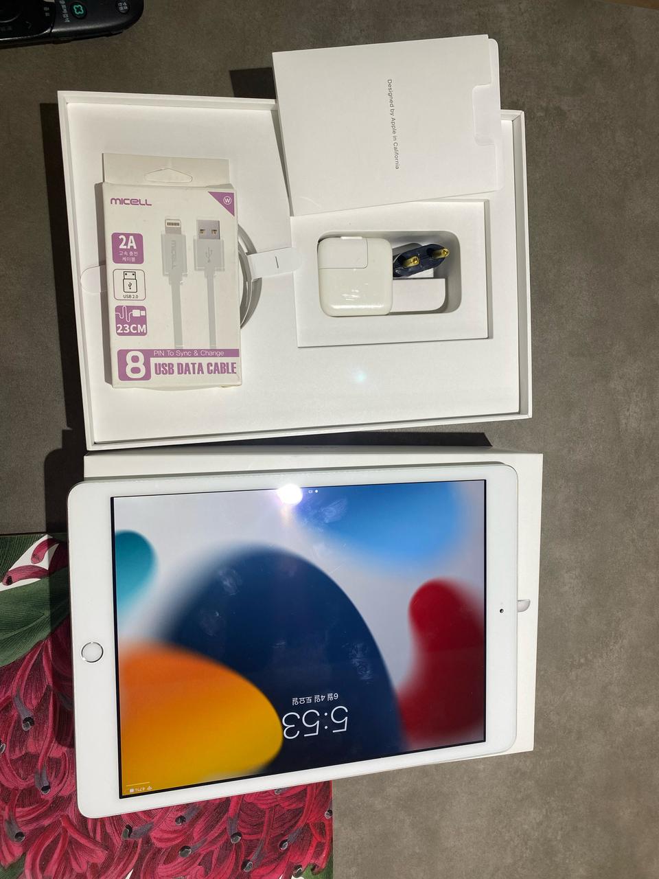 아이패드7 32GB 실버 와파 애플 펜슬추가가능