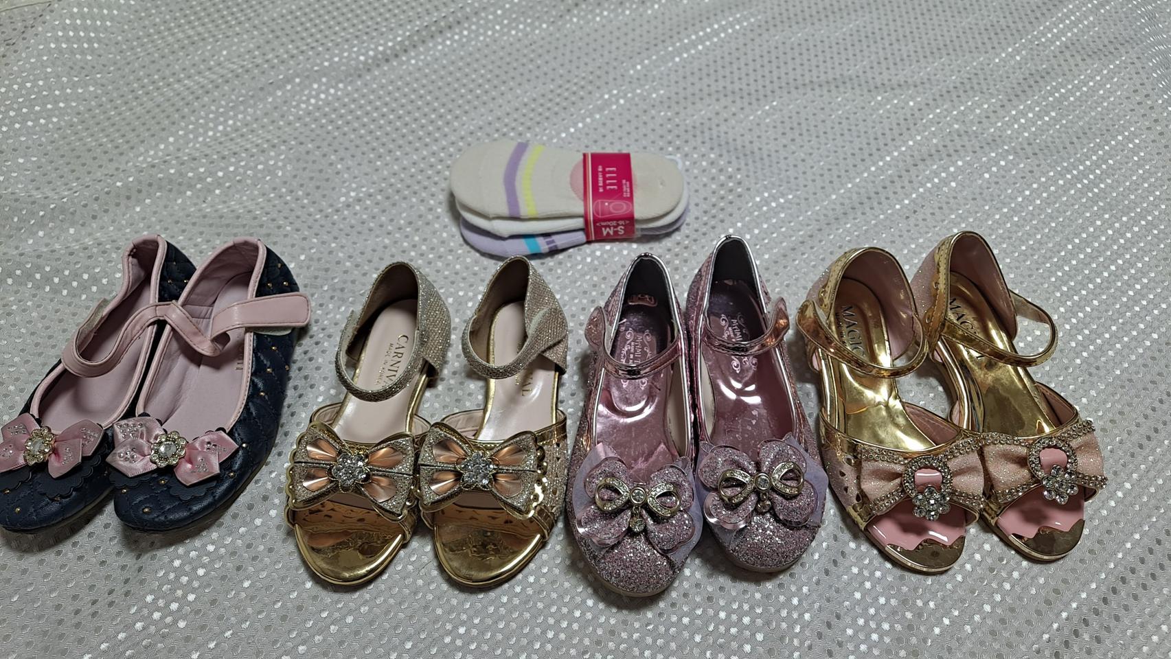 (새신포함)여아180  여름샌들. 여아180구두 (4켤레)