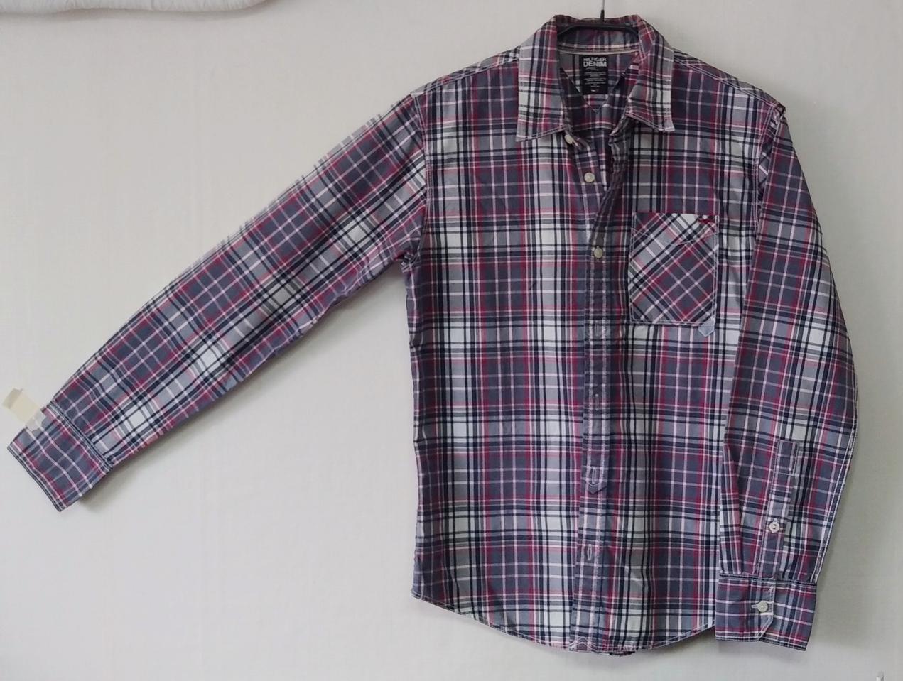 힐피거데님 체크남방 S사이즈 거의새것