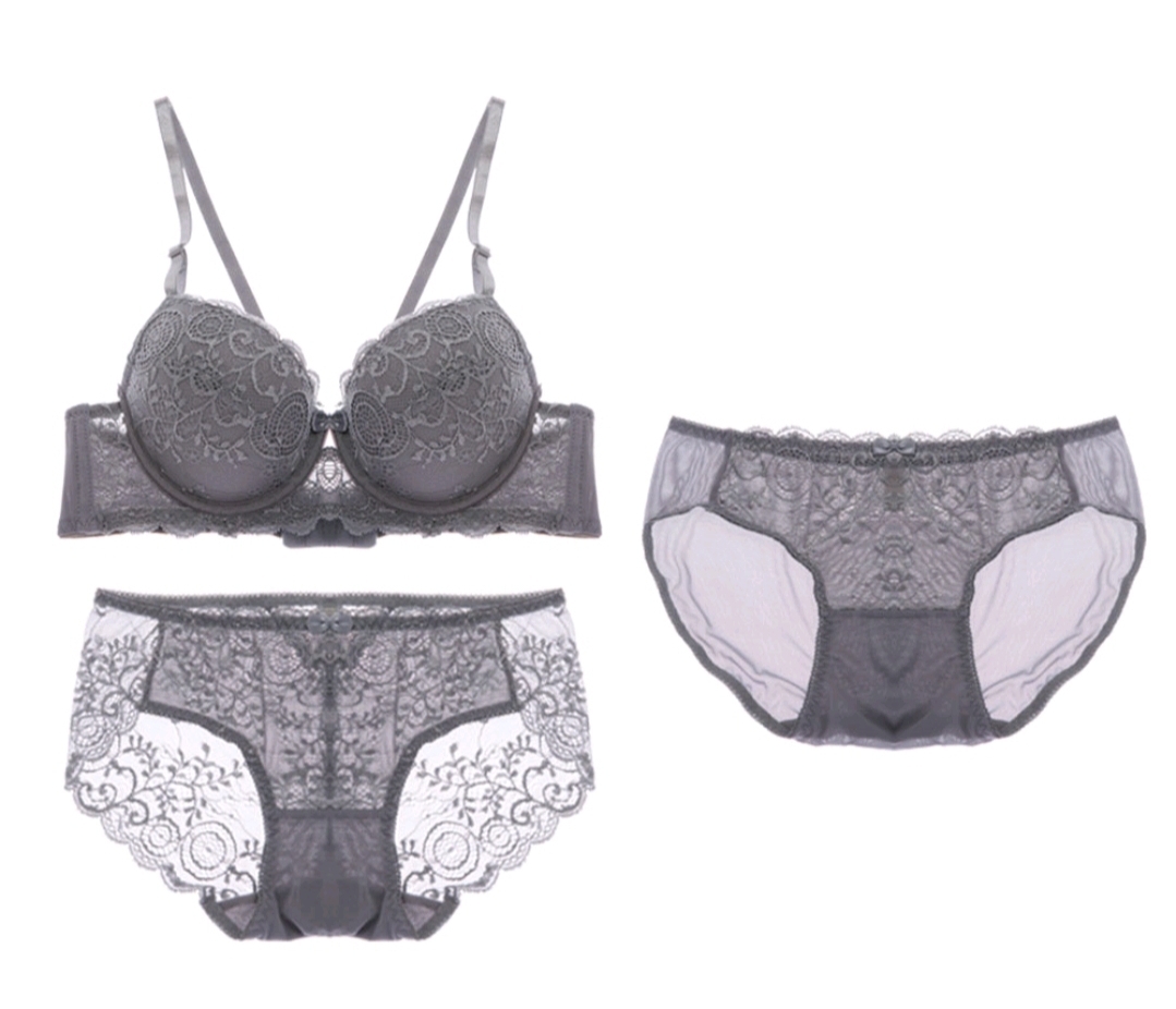 *택배비무료*와이어속옷세트~브래지어(85B)+팬티2장(100)