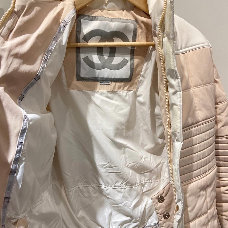 샤넬 로고 다운 패딩 자켓