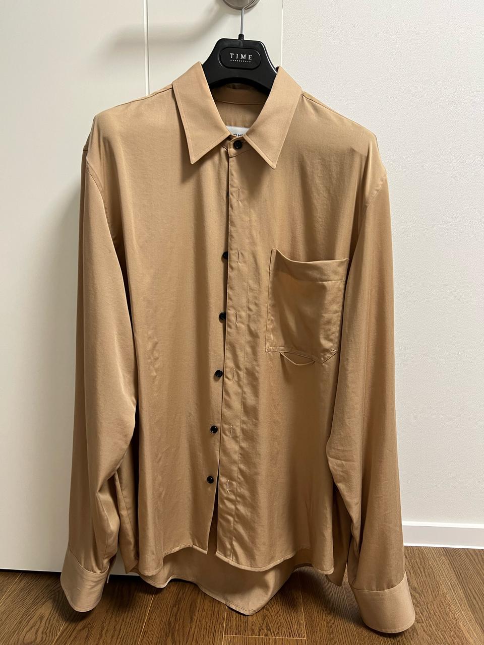 솔리드옴므 오버핏 셔츠