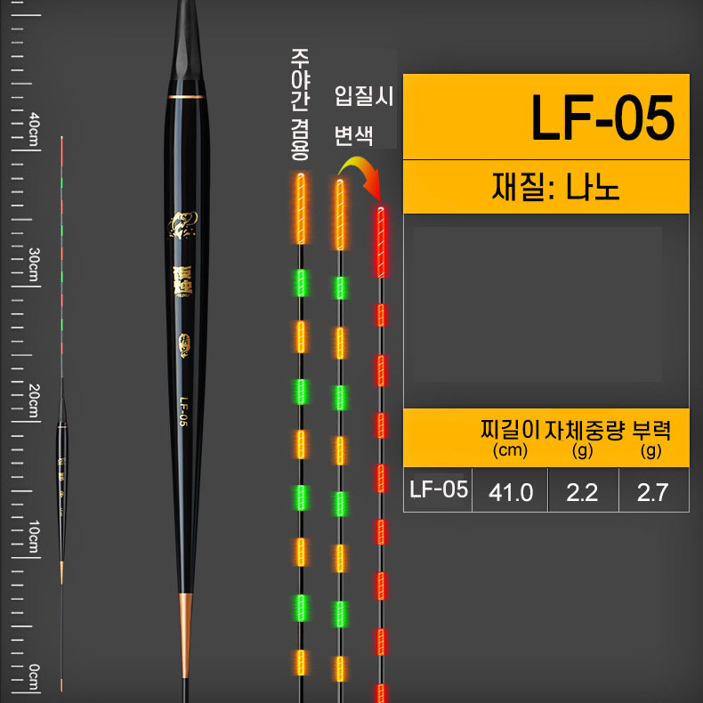전자찌 LF-05 부력2.7g 개당 8000원(배터리 포함) 내림찌
