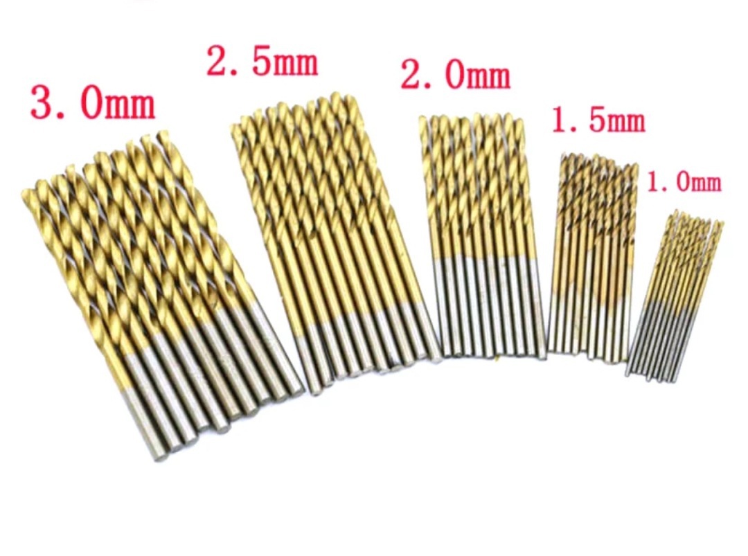 티타늄코팅 트위스트 드릴비트 드릴기리 고강도 HSS강 드릴비트 5종 세트