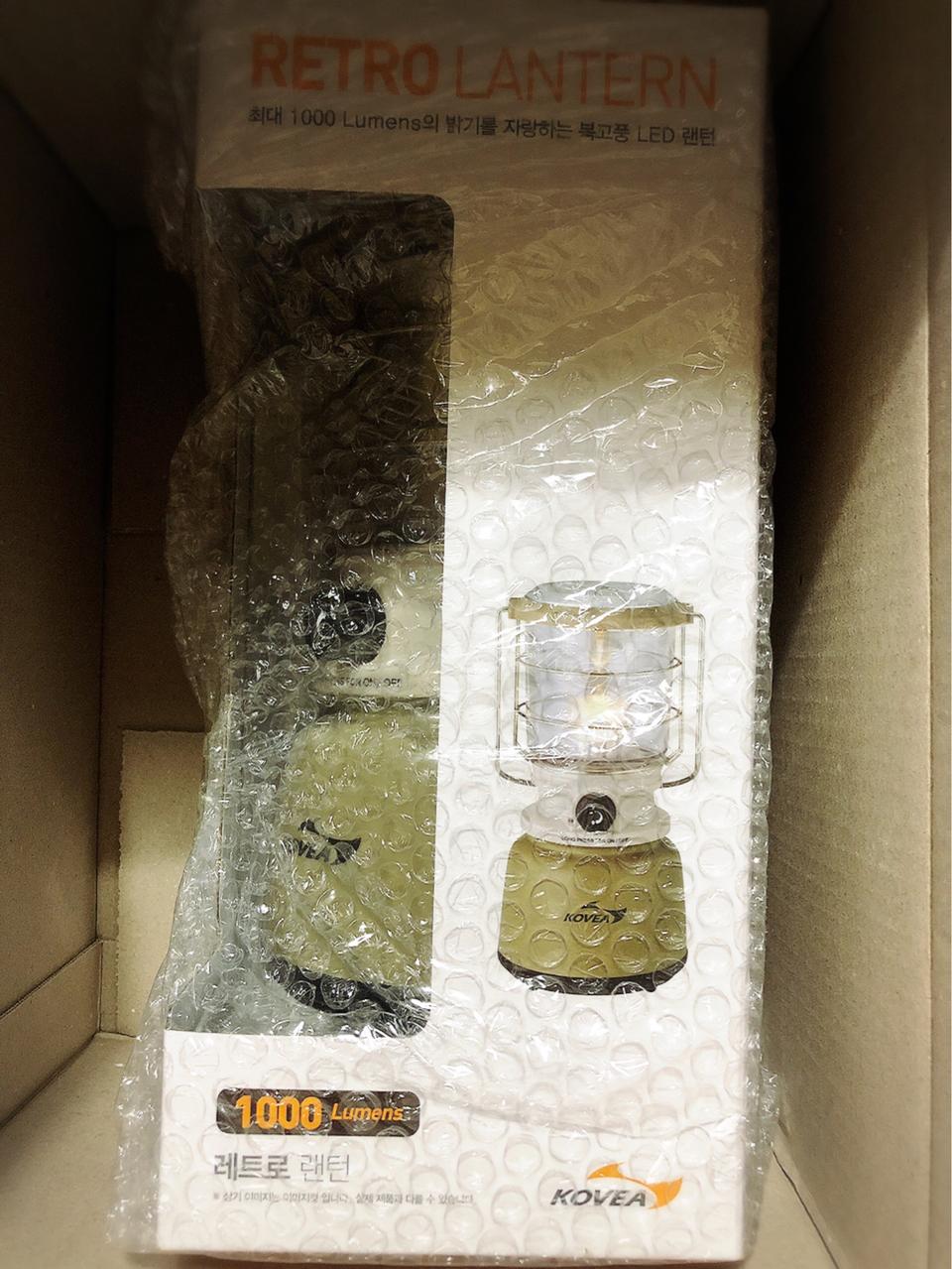 코베아 KOVEA 레트로 LED 랜턴 1000루멘 최대 350시간
